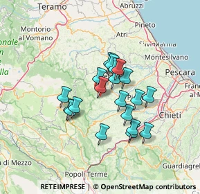 Mappa Contra Bosco, 65010 Montebello di Bertona PE, Italia (10.8)