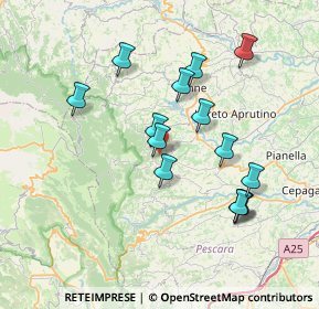 Mappa Contra Bosco, 65010 Montebello di Bertona PE, Italia (7.24571)