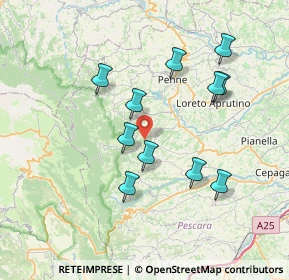 Mappa Contra Bosco, 65010 Montebello di Bertona PE, Italia (7.21)