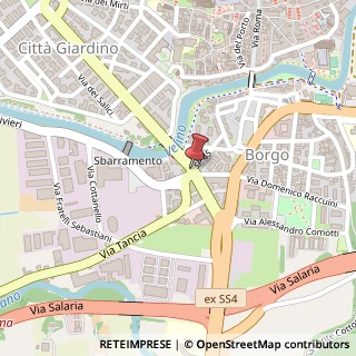 Mappa Via Tancia, 25, 02100 Rieti, Rieti (Lazio)