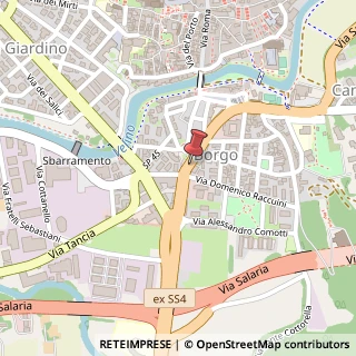 Mappa Via Salaria, 1, 02100 Rieti, Rieti (Lazio)