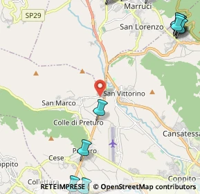Mappa Via Nuova 58 Preturo, 67018 Sassa AQ, Italia (3.835)