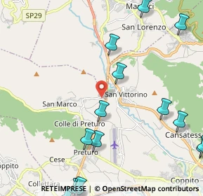 Mappa Via Nuova 58 Preturo, 67018 Sassa AQ, Italia (3.5)