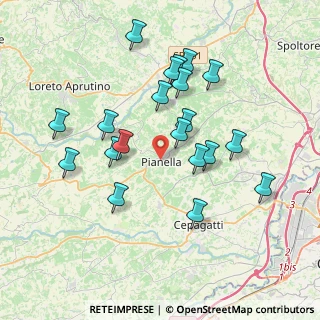 Mappa Via Monsignor D'Addario, 65019 Pianella PE, Italia (3.8145)
