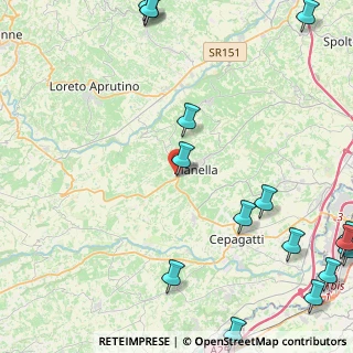 Mappa Via S. Maria a Lungo, 65019 Pianella PE, Italia (7.20125)