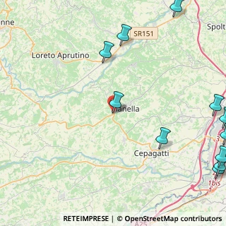 Mappa Via S. Maria a Lungo, 65019 Pianella PE, Italia (7.11364)