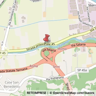 Mappa Via Tancia,  70, 02100 Rieti, Rieti (Lazio)