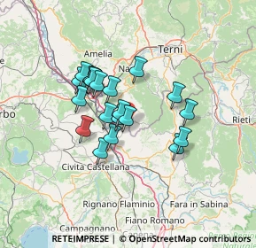Mappa Vocabolo Berardelli, 02046 Magliano Sabina RI, Italia (10.8805)