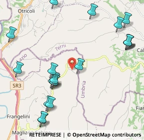 Mappa Vocabolo Berardelli, 02046 Magliano Sabina RI, Italia (2.7305)