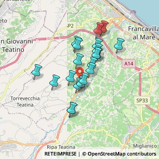 Mappa Via Sanguineto, 66010 Torrevecchia Teatina CH, Italia (1.4945)