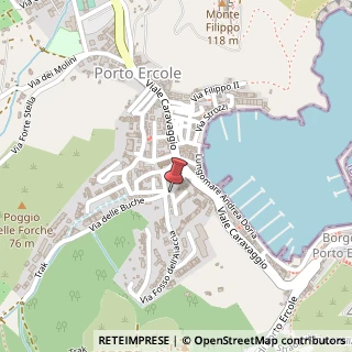 Mappa Via delle Buche, 92, 58018 Monte Argentario, Grosseto (Toscana)