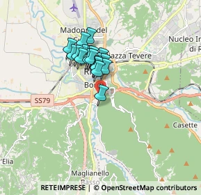 Mappa Via Fonte Cottorella, 02100 Rieti RI, Italia (1.2295)