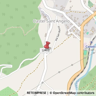 Mappa Via M. D'azeglio, 2, 02010 Castel Sant'Angelo, Rieti (Lazio)