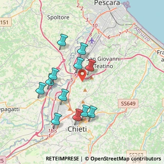 Mappa Via Regolizie, 66100 Chieti CH, Italia (3.71083)
