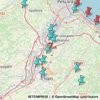 Mappa Via Regolizie, 66100 Chieti CH, Italia (5.55643)
