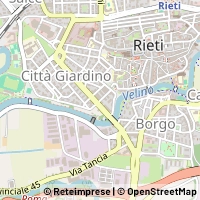 Mapa Rieti