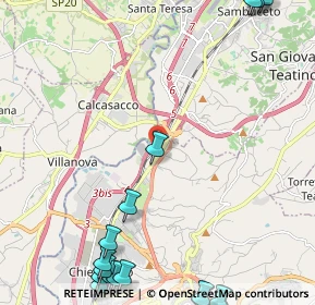 Mappa Viale della Unità D'Italia, 66013 Chieti CH, Italia (3.78)