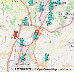 Mappa Viale della Unità D'Italia, 66013 Chieti CH, Italia (2.58692)