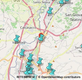 Mappa Viale della Unità D'Italia, 66013 Chieti CH, Italia (3.381)