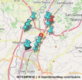 Mappa Viale della Unità D'Italia, 66013 Chieti CH, Italia (1.635)