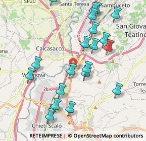 Mappa Viale della Unità D'Italia, 66013 Chieti CH, Italia (2.266)