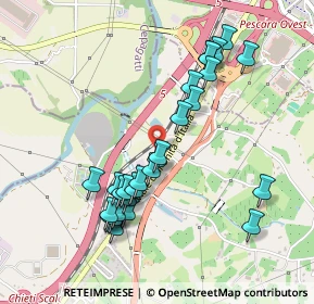 Mappa Viale della Unità D'Italia, 66013 Chieti CH, Italia (0.5)