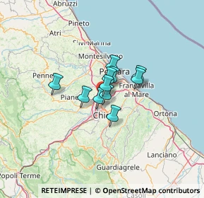 Mappa Viale della Unità D'Italia, 66013 Chieti CH, Italia (6.91)