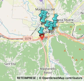 Mappa Via Pistignano, 02100 Rieti RI, Italia (1.4)