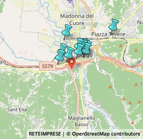 Mappa Via Pistignano, 02100 Rieti RI, Italia (1.13273)