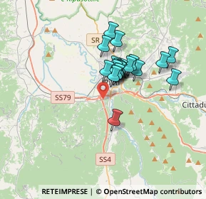 Mappa Via Pistignano, 02100 Rieti RI, Italia (2.6675)