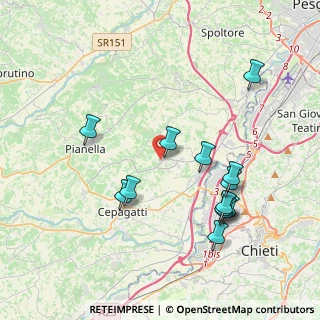 Mappa Via Fontanelle, 65019 Pianella PE, Italia (4.22769)