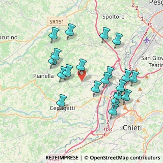 Mappa Via Fontanelle, 65019 Pianella PE, Italia (3.925)