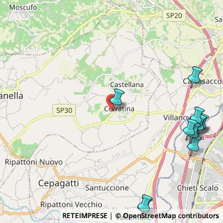 Mappa Via Fontanelle, 65019 Pianella PE, Italia (3.35)