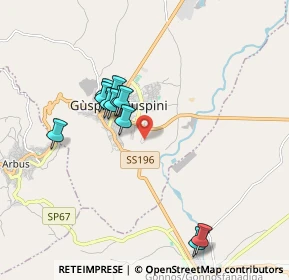 Mappa Via Nivola, 09036 Guspini SU, Italia (1.82818)