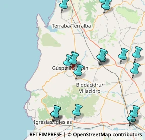 Mappa Via Nivola, 09036 Guspini SU, Italia (21.77)