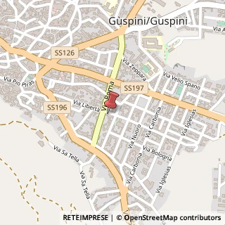 Mappa Via Cagliari, 6, 09036 Guspini, Medio Campidano (Sardegna)