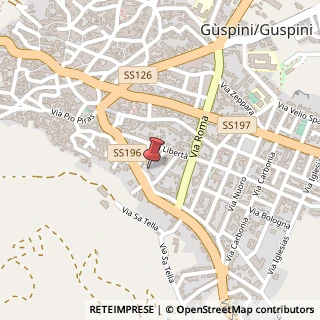 Mappa Via Eleonora d'Arborea, 1, 09036 Guspini, Medio Campidano (Sardegna)