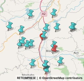 Mappa Via Nazionale, 87043 Bisignano CS, Italia (9.2945)