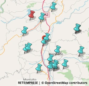 Mappa Via Nazionale, 87043 Bisignano CS, Italia (9.6275)