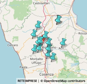 Mappa Via Nazionale, 87043 Bisignano CS, Italia (10.54143)