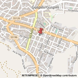 Mappa Via Oristano,  8, 09036 Guspini, Medio Campidano (Sardegna)