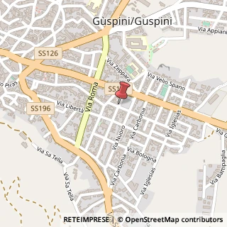 Mappa Via Oristano, 9, 09036 Guspini, Medio Campidano (Sardegna)