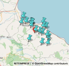 Mappa Via Giuseppe Mazzini, 87060 Paludi CS, Italia (10.54895)