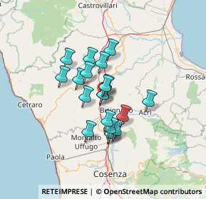 Mappa 87043 Torano Castello CS, Italia (10.235)