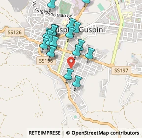 Mappa Via Bologna, 09036 Guspini SU, Italia (0.4575)