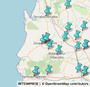 Mappa Via Bologna, 09036 Guspini SU, Italia (21.3805)