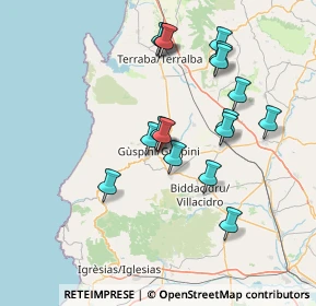 Mappa Via Bologna, 09036 Guspini SU, Italia (15.07706)