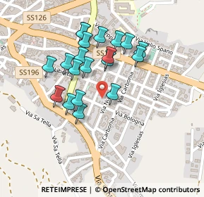 Mappa Via Bologna, 09036 Guspini SU, Italia (0.218)