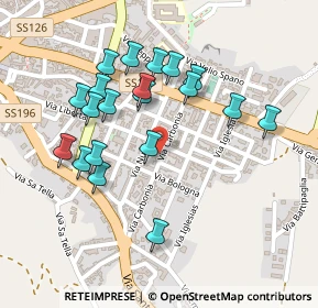 Mappa Via Carbonia, 09036 Guspini SU, Italia (0.2465)