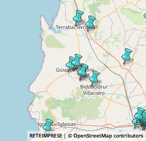 Mappa Via Sa Tella, 09036 Guspini SU, Italia (25.68125)